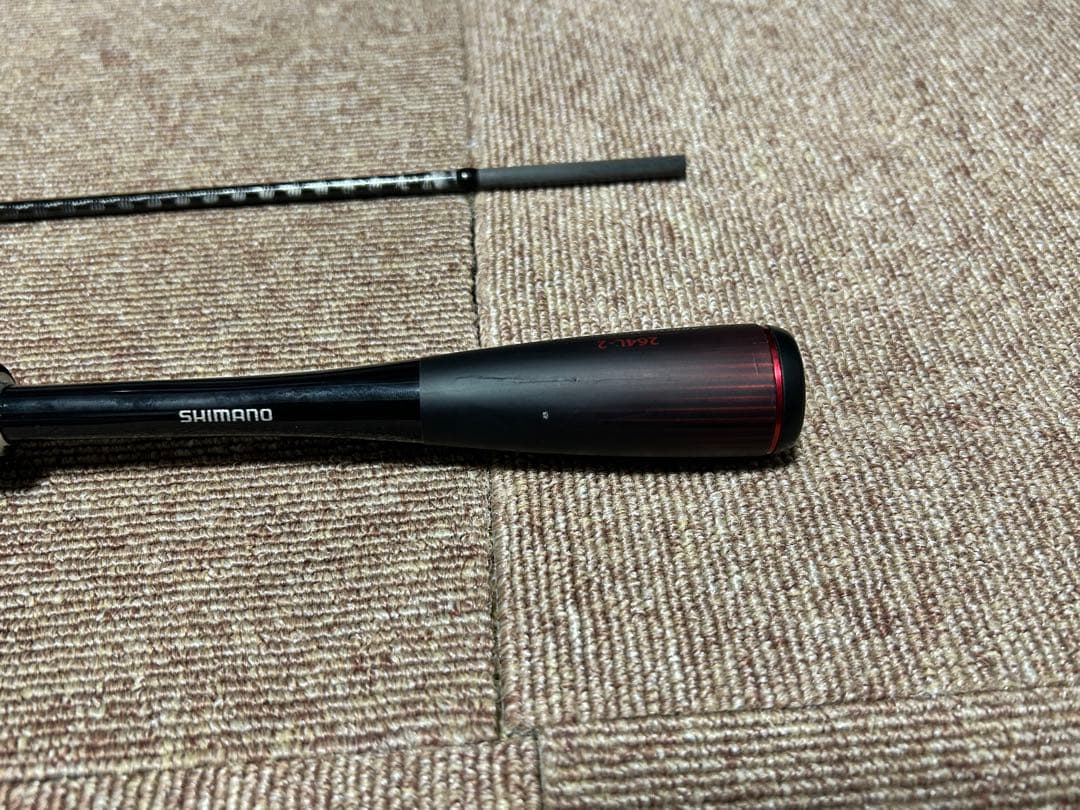 シマノ ゾディアス 264L-2 2ピース バスロッド