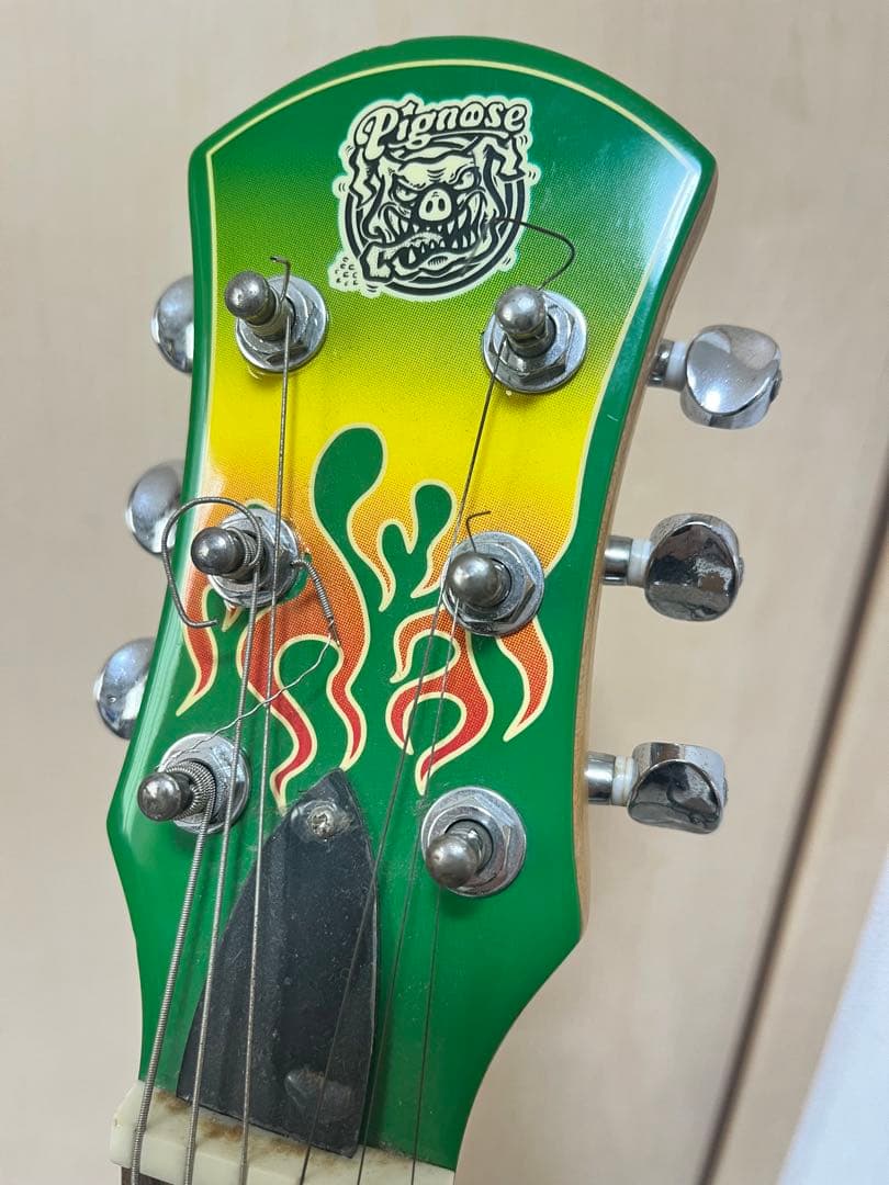 希少 ビンテージ　ピグノーズ　Pignose エレキギター ファイヤーパターン