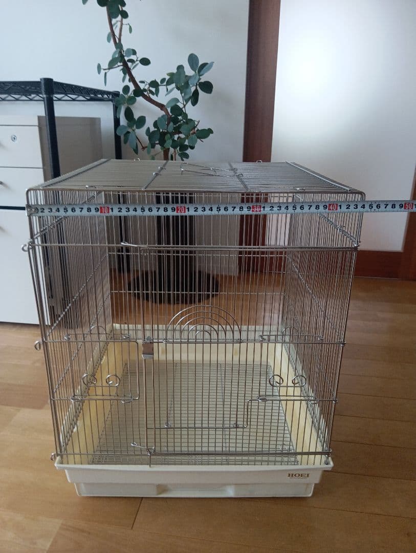 HOEI　鳥かご　ステンレス製　インコ　ケージ