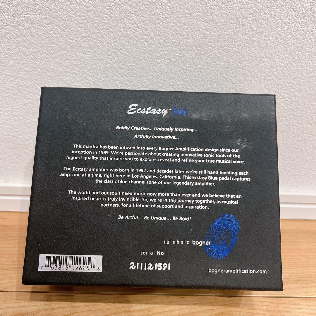 Bogner ecstasy blue エフェクター