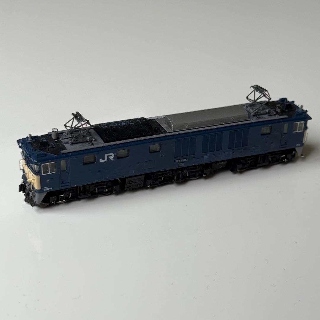 精密加工　TOMIX 7134 EF64 1000 （1053号機）ウェザリング