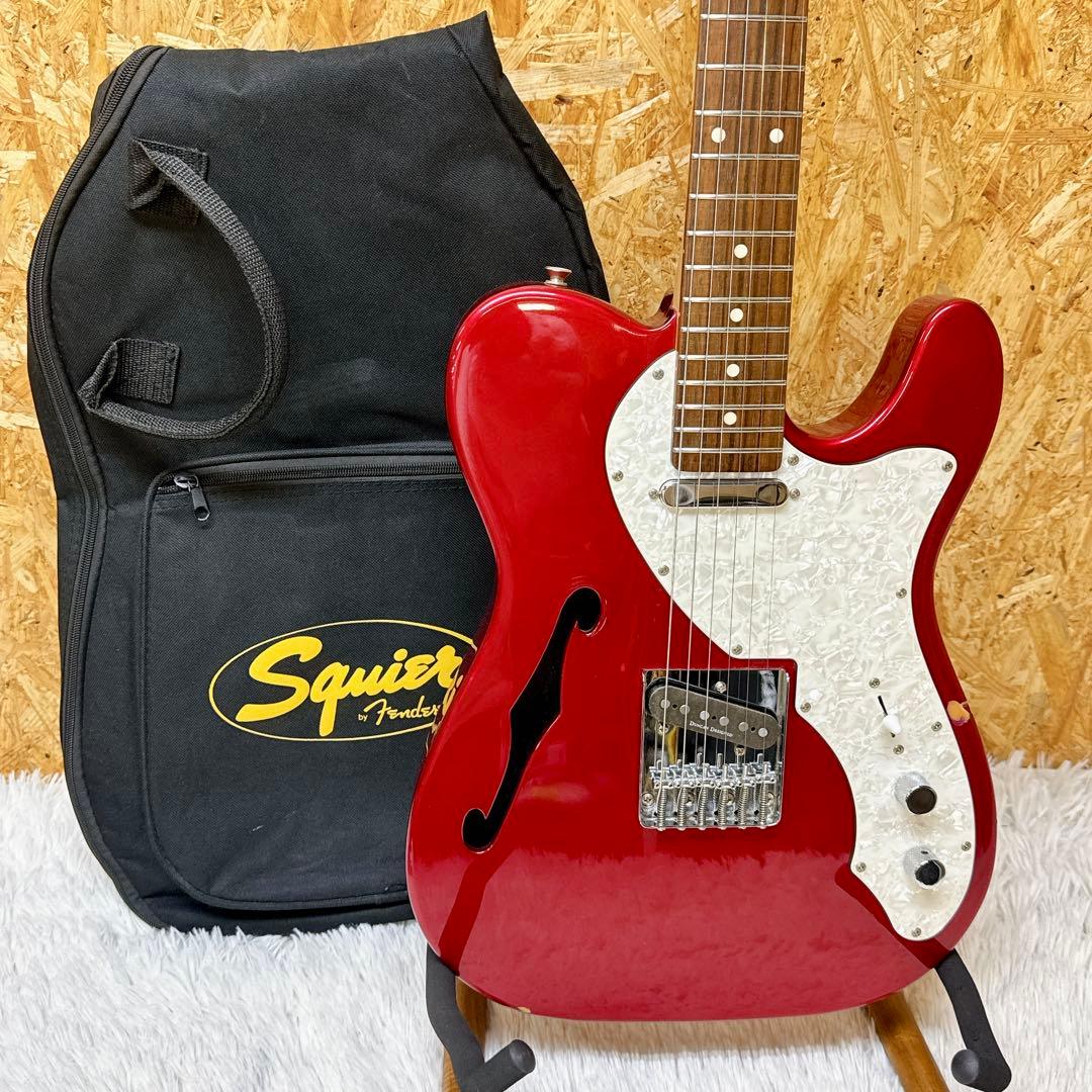 Squier by Fender テレキャスター シンライン レッド フェンダー