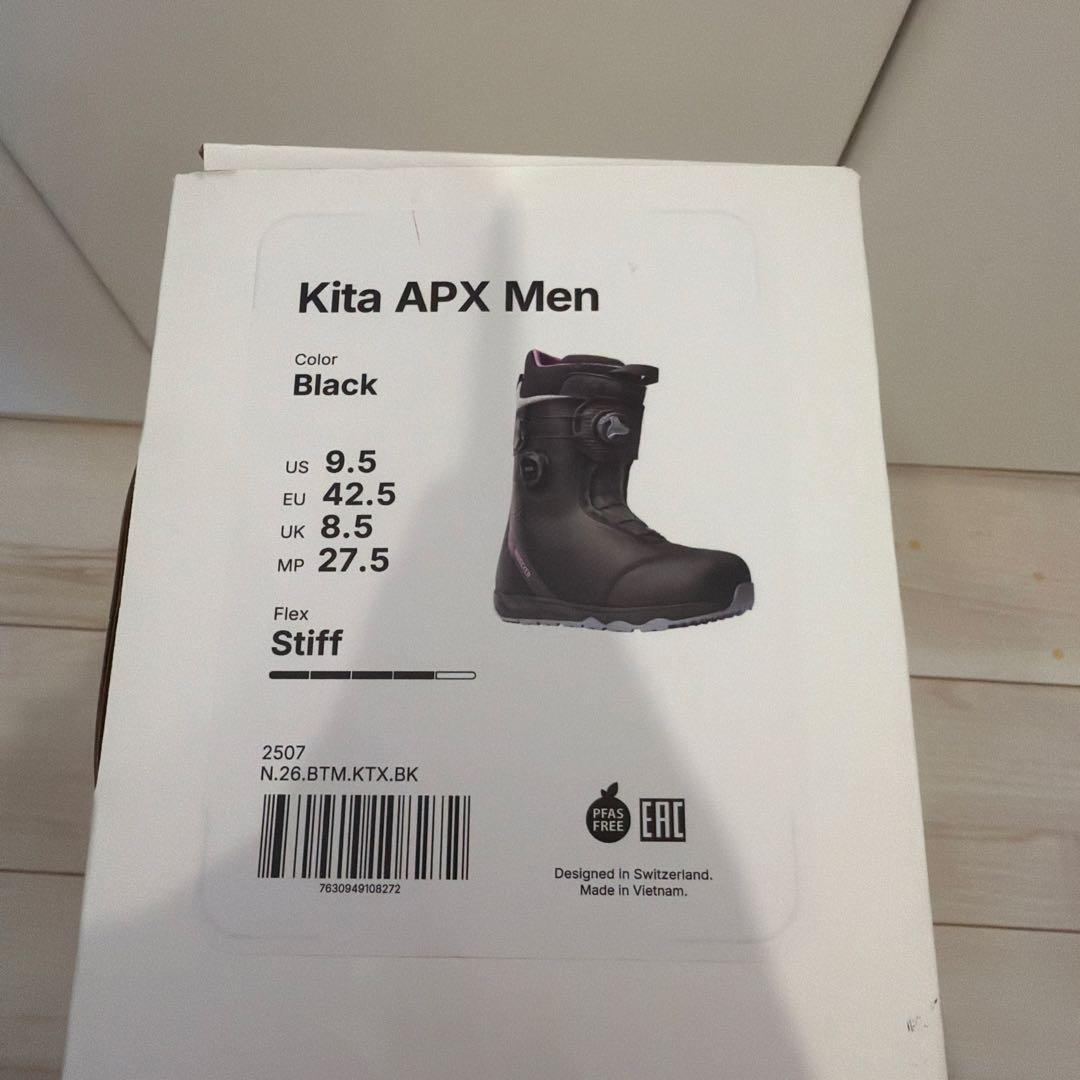 ほぼ新品 Nidecker Kita APX ブーツ 27.5cm 最新モデル