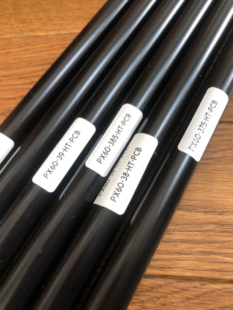 hikaruokaki様用 プロジェクトX オール黒 6.0 #5〜#9 5本