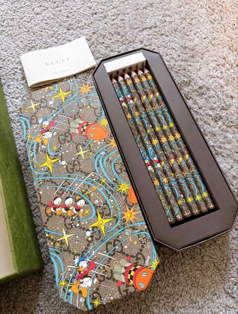 新品未使用 GUCCI Disney グッチ ディズニーコラボ 鉛筆6本セット