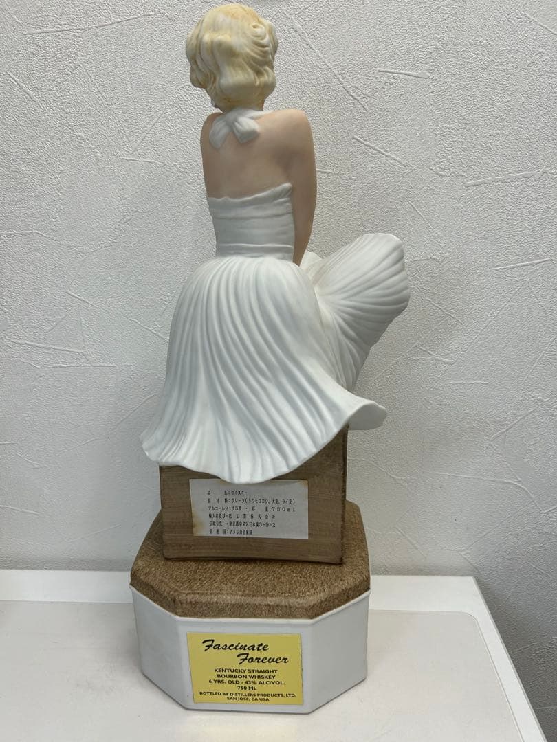 マリリンモンロー　バーボンウイスキー　陶器ボトル