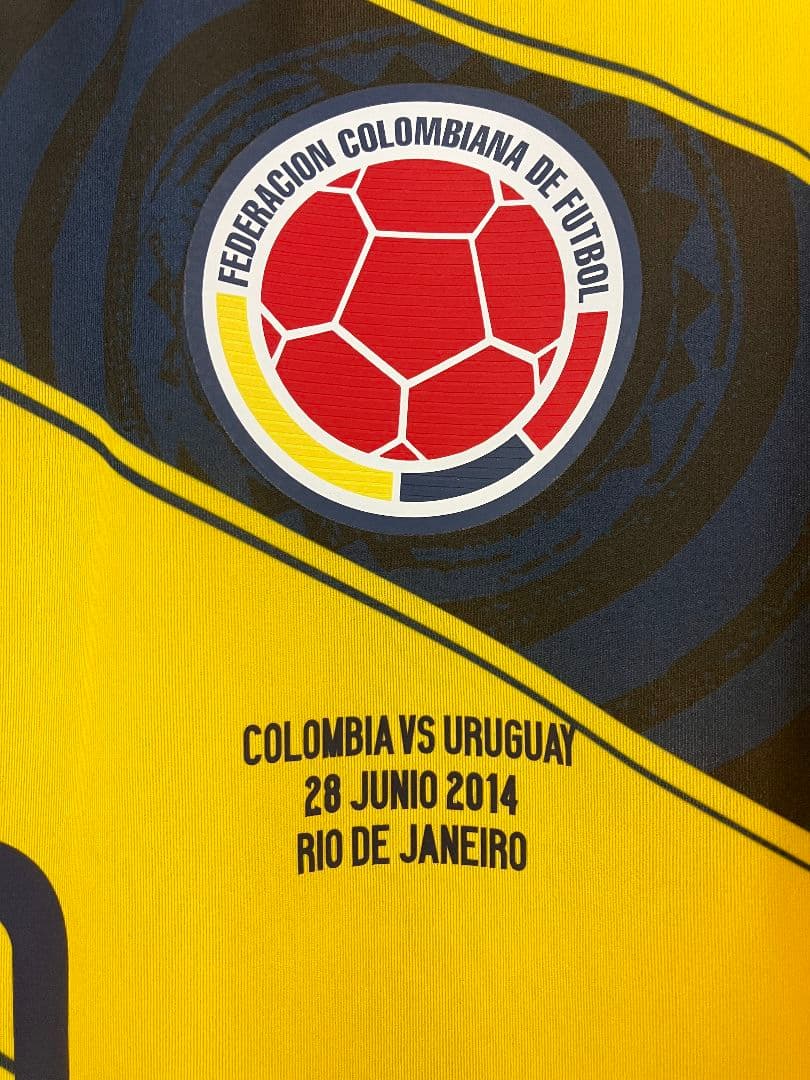14-15 コロンビア　ハメス・ロドリゲス　オフィシャルオーセンユニフォーム