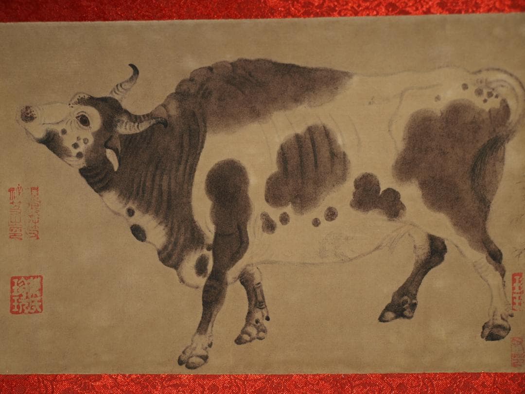 民間仕入れ品　中国明時代の絵　激安骨董品　肉筆保証　 BD005A2-3