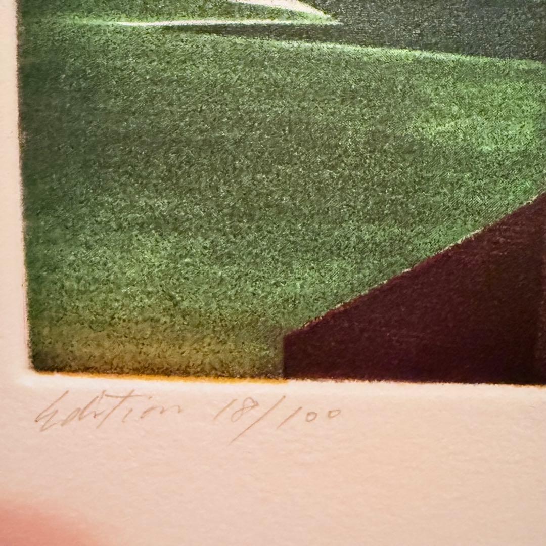 2215様感謝‼️世界観かわる‼️真作馬場章　銅版画\"VIEW 5部作額一点付