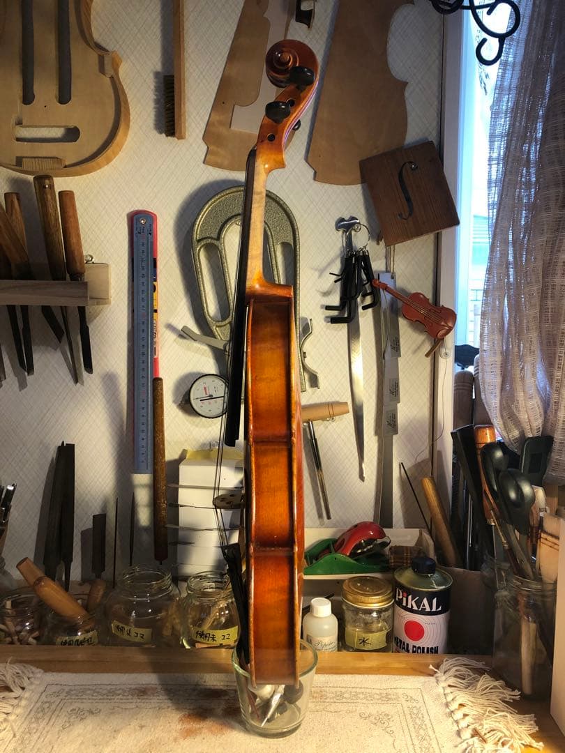 【駒&魂柱調整済】Suzuki分数バイオリンNo330 1/2 1984