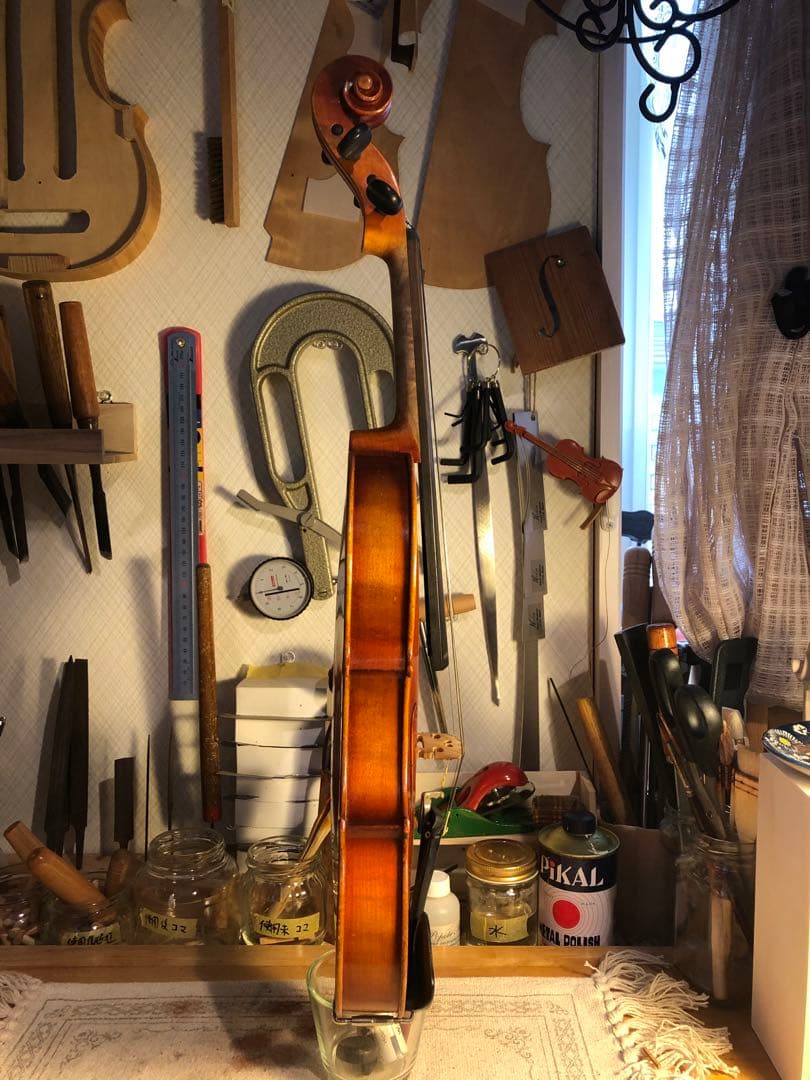 【駒&魂柱調整済】Suzuki分数バイオリンNo330 1/2 1984