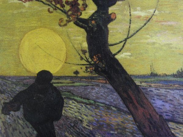 フィンセント・ファン・ゴッホ、種まく人、希少な画集より、状態良好