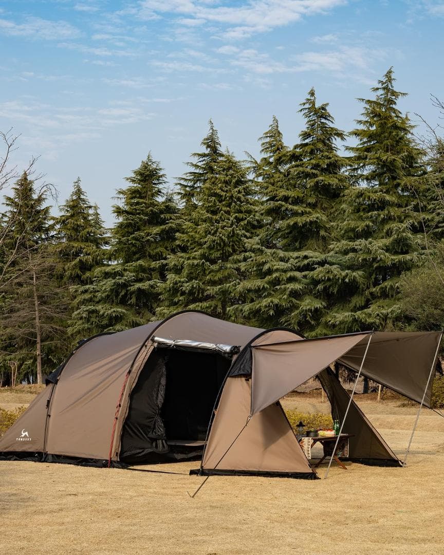 TOMOUNT トンネルテント 2ルーム