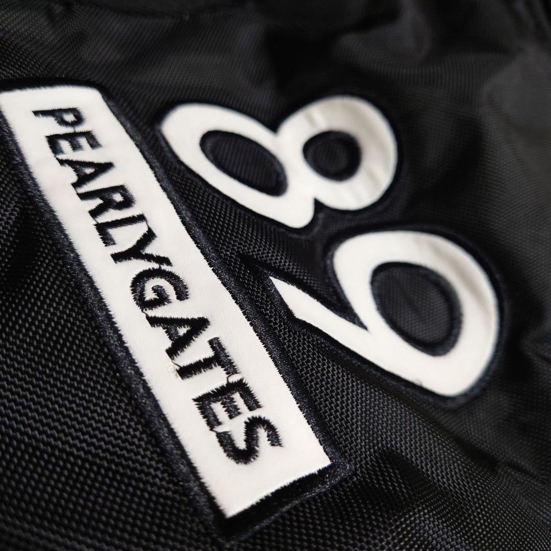 美品−PEARLYGATES 黒ダッフルバッグ ボストンバッグロッカーバッグ軽量