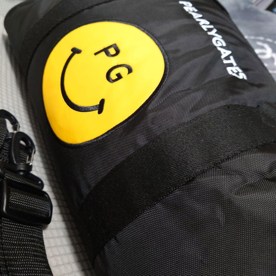 美品−PEARLYGATES 黒ダッフルバッグ ボストンバッグロッカーバッグ軽量