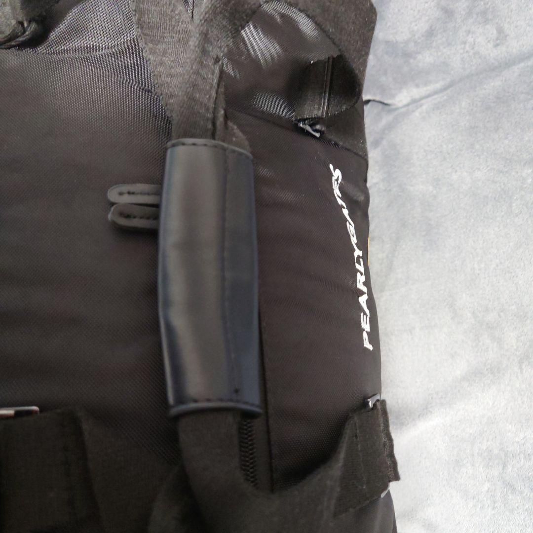 美品−PEARLYGATES 黒ダッフルバッグ ボストンバッグロッカーバッグ軽量