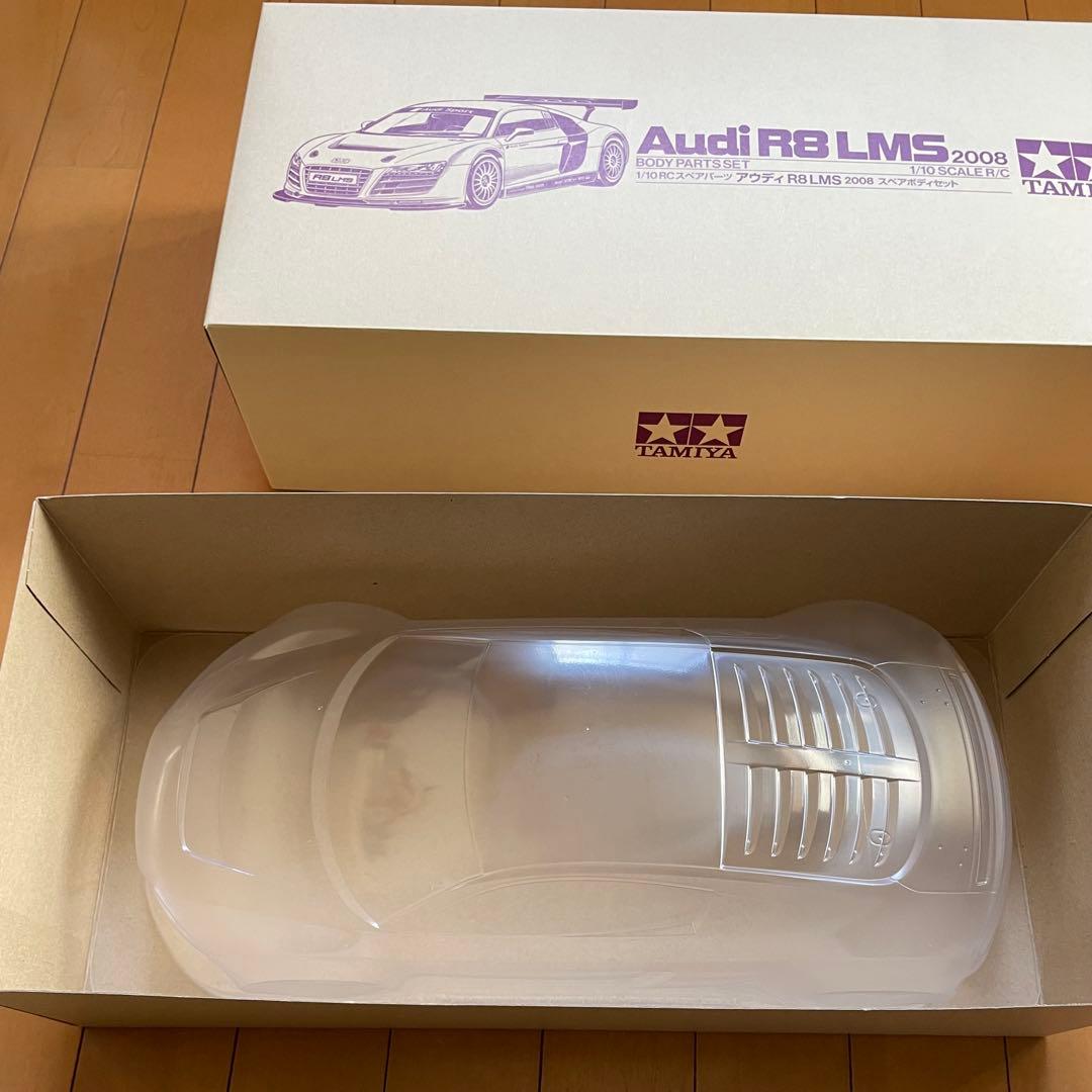 【お得な3枚】タミヤ　アウディR8 LMS 2008 スペアボディ　3枚セット