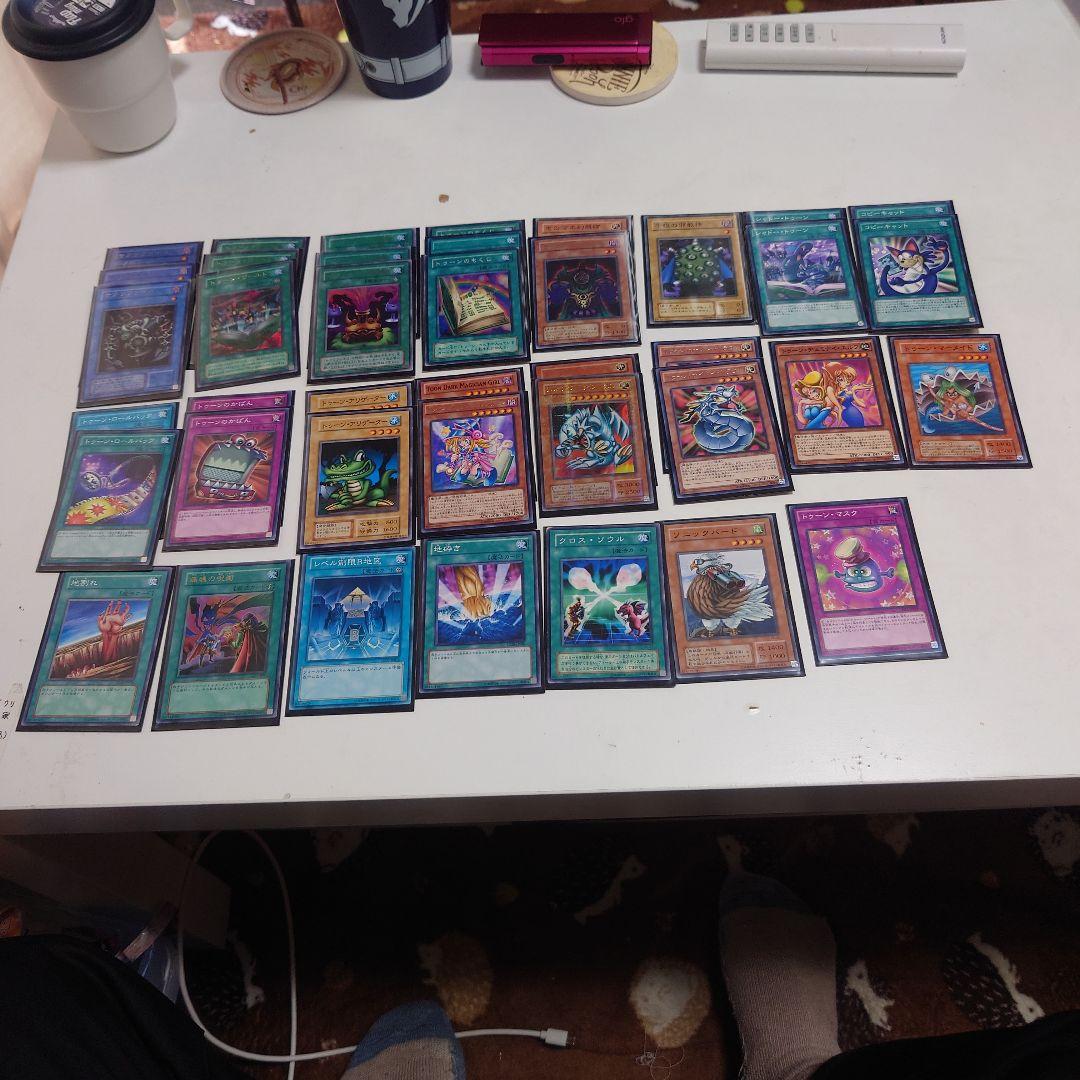 遊戯王 トゥーン&サクリファイス、40枚構築したデッキです。