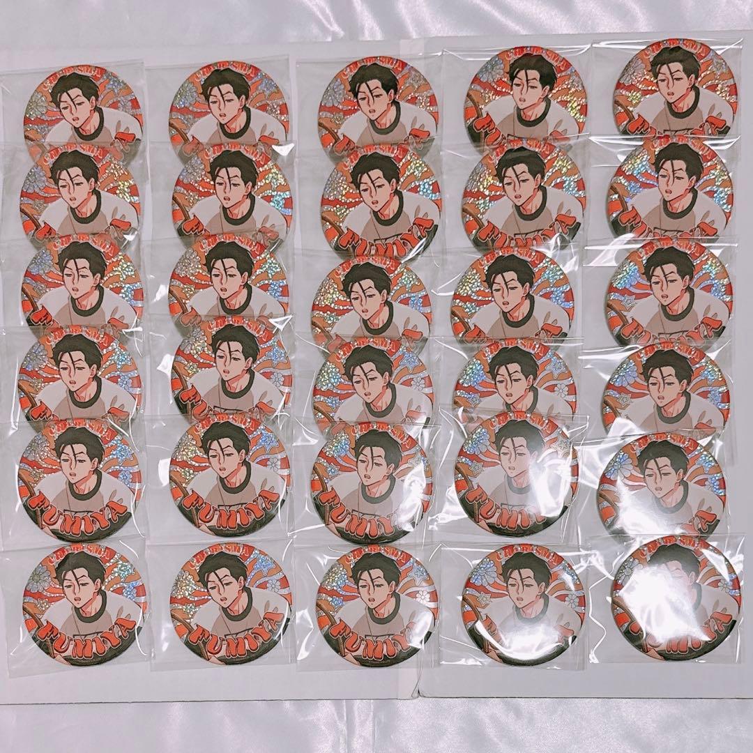 カリスマ　伊藤ふみや　ガンボカフェ　ガンボ　缶バッジ　4周年