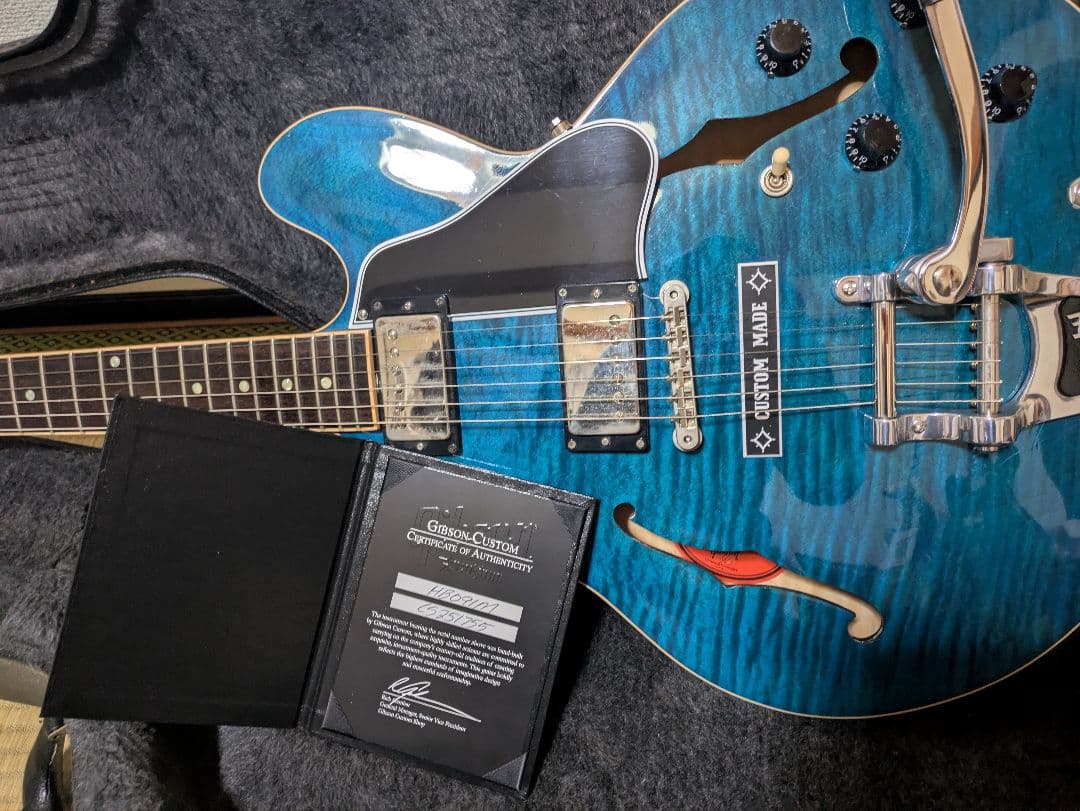 ギター Gibson Custom Shop ES-335 Trans Blue