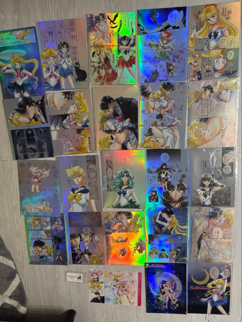 セーラームーンカフェ　オーロラクリアファイル　コンプリート22種類　入場者特典付