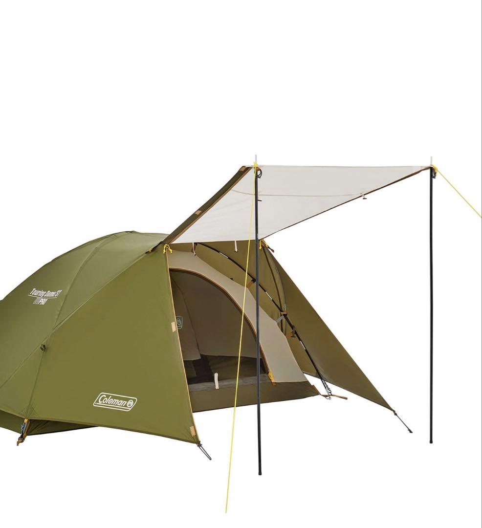 Coleman ツーリングテント オリーブグリーン　別売りキャノピーポール付き