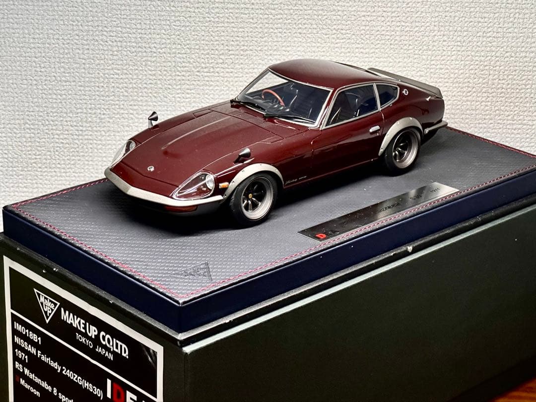 メイクアップ アイデア 1/18 日産 フェアレディ 240ZG Maroon