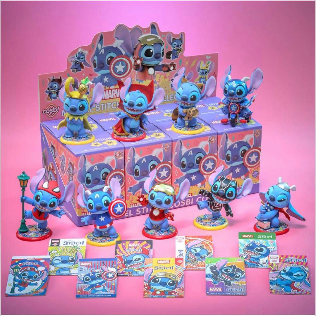 スティッチ マーベル cosbi コスビ フィギュア1BOX
