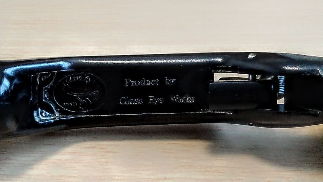 グラスアイグリップ　自作ウッド製