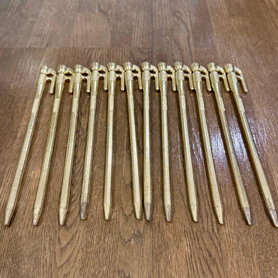 新品　エリッゼ　鍛造ペグ 焼入れ エリッゼステーク (11本セット)