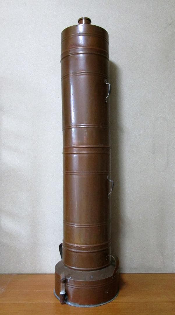 手芸用　銅製　染色用簡易蒸し器　ロケット型