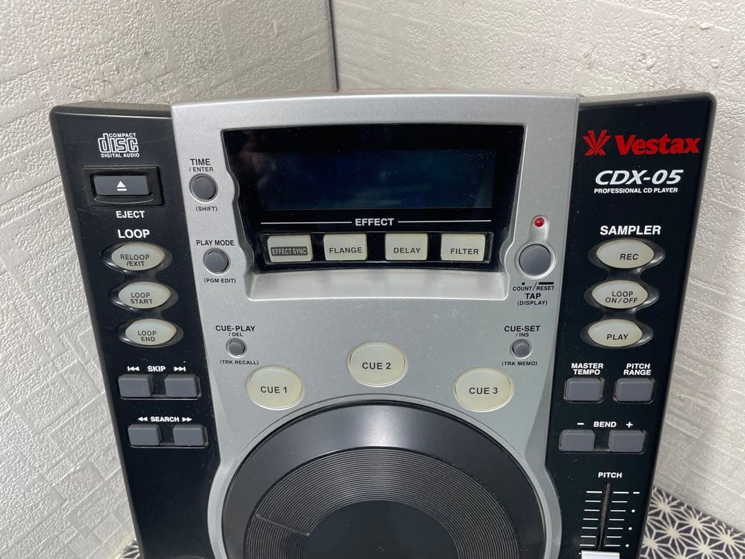 VESTAX ベスタクス　CDX-05 CDJ 純正電源ケーブル付属