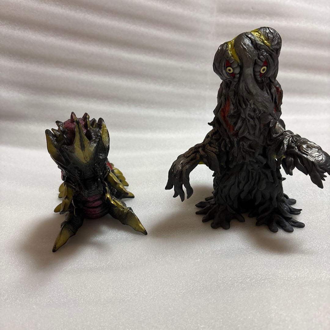 ソフビ　 ヘドラ メカゴジラ　バトラ幼虫　ジェットジャガー　メガロ　コング