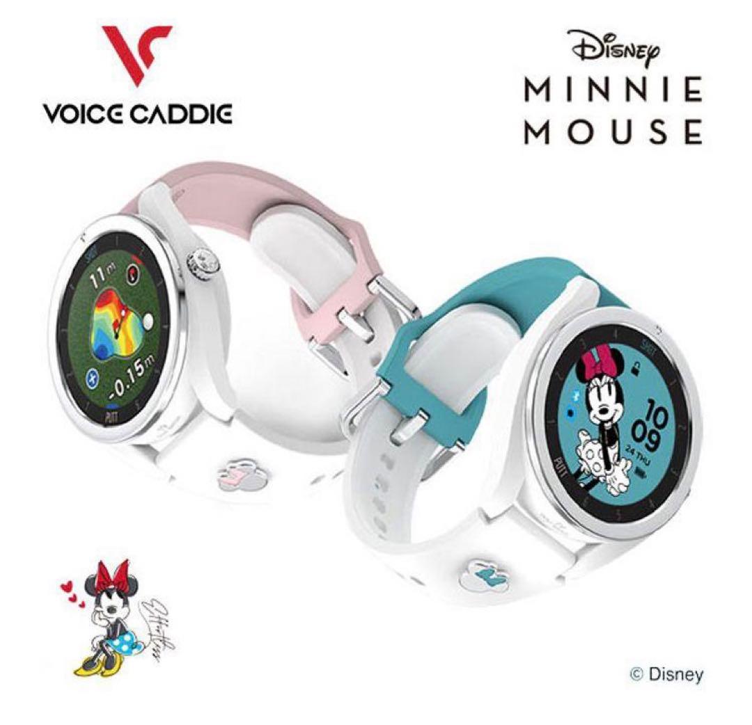 ☆新品 ボイスキャディ T9 ミニーマウスエディション GPS ゴルフ ウォッチ