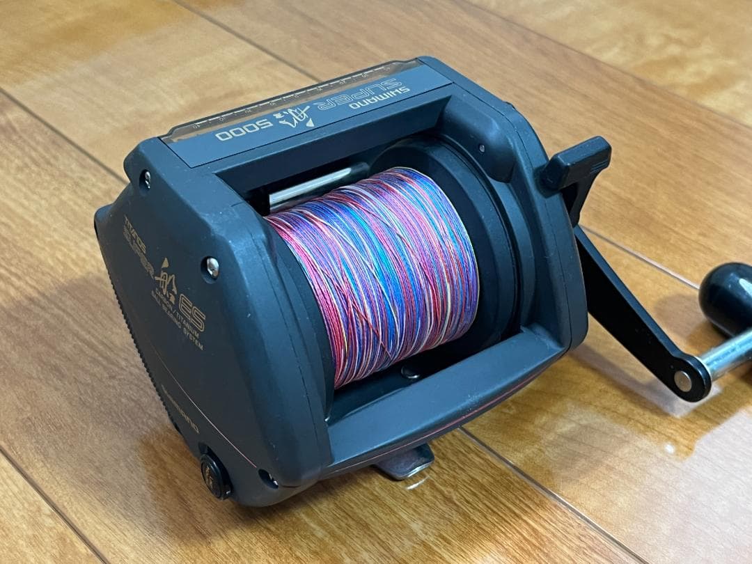 【美品】SHIMANO SUPER 船 5000 当時物 PEライン付き