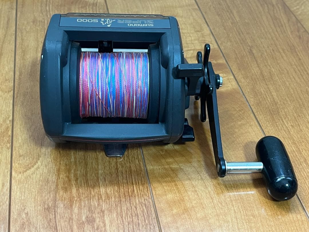 【美品】SHIMANO SUPER 船 5000 当時物 PEライン付き