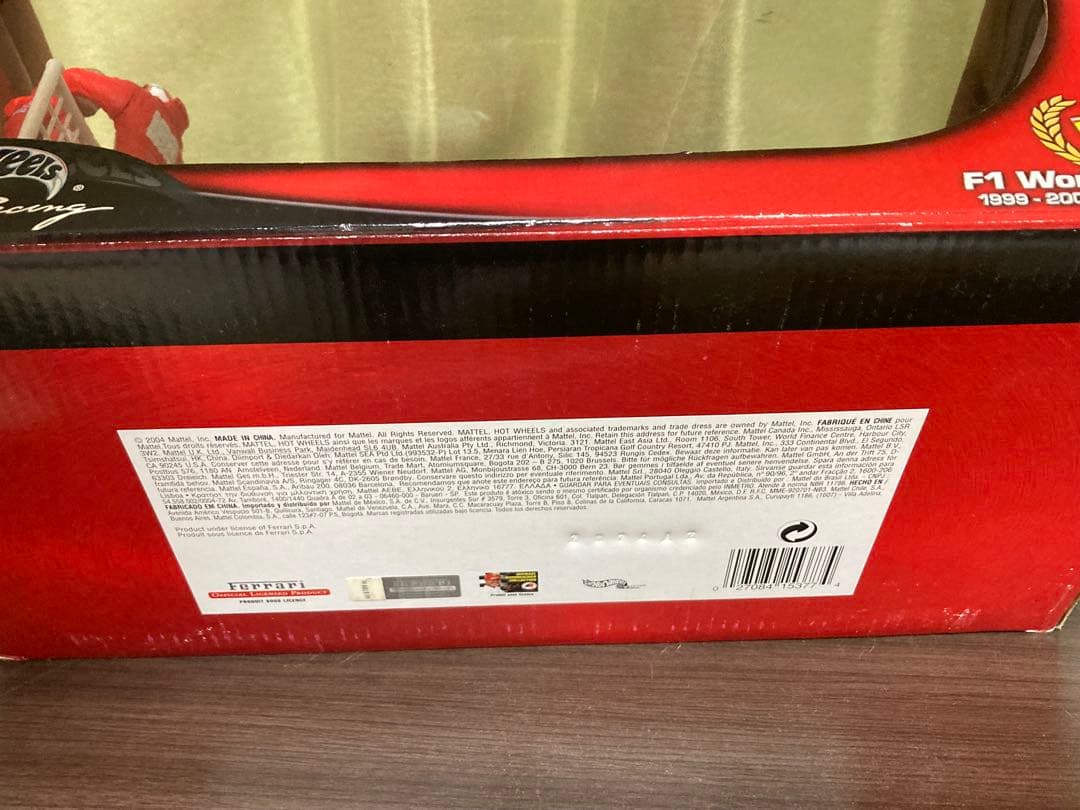 ホットウィール 1/18 フェラーリ ワールドチャンピオン2003 シューマッハ
