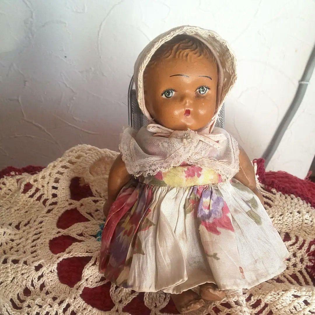 アンティーク♥️年代感あり⭐️ 骨董 ドール アルゼンチン