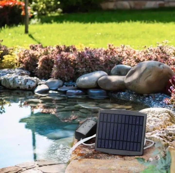 【❤ソーラー充電式で電気代0円♪❤屋外の魚の水槽・魚釣りに最適❣】水中ポンプ
