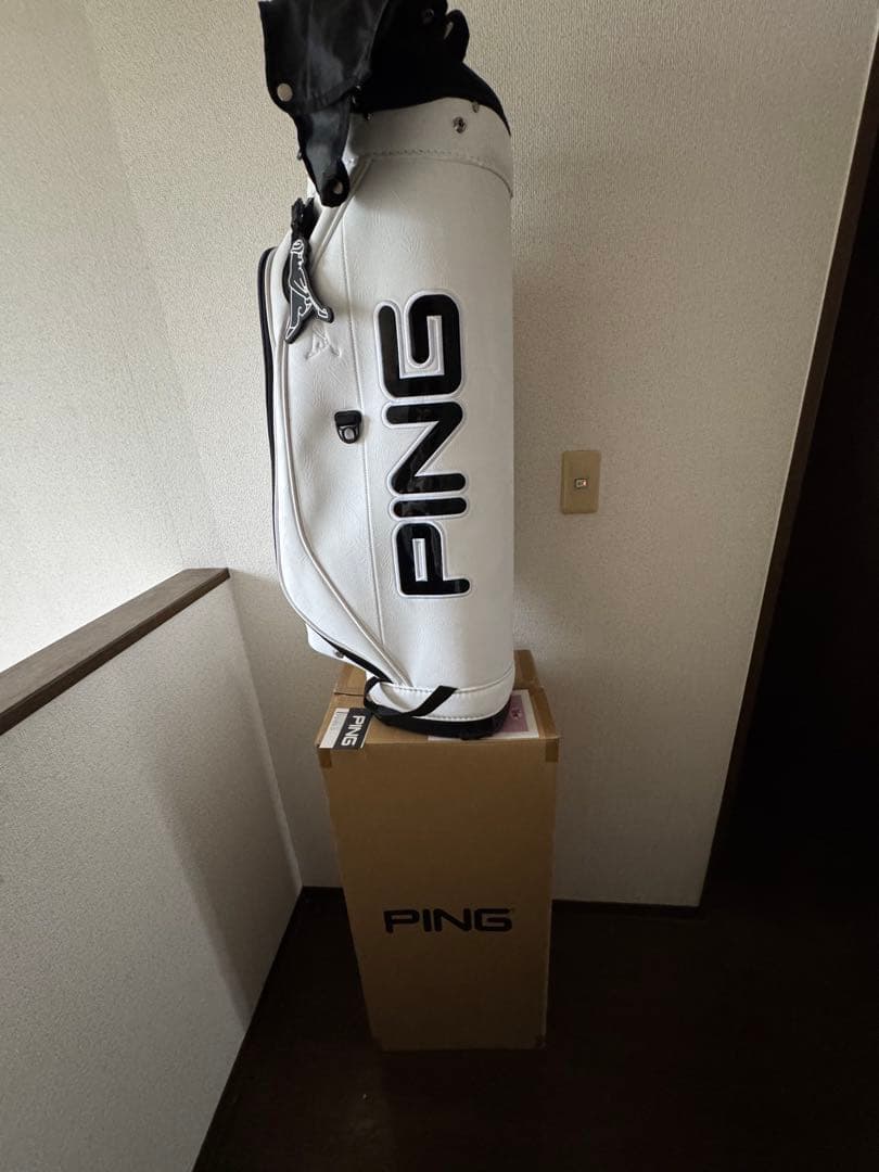 PING ピン CB-P212 ONE POCKET キャディバッグ ホワイト
