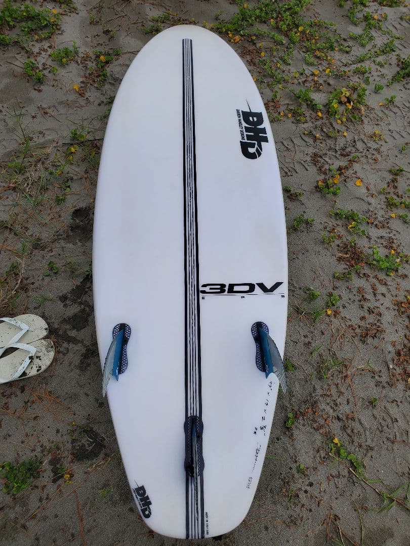 DHD 3DV ショートボード ケース付き