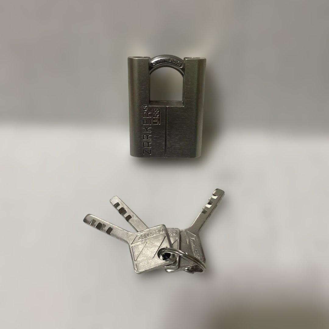 4個✨南京錠 Zarker J45S ステンレススチール製 耐腐食性 耐候性