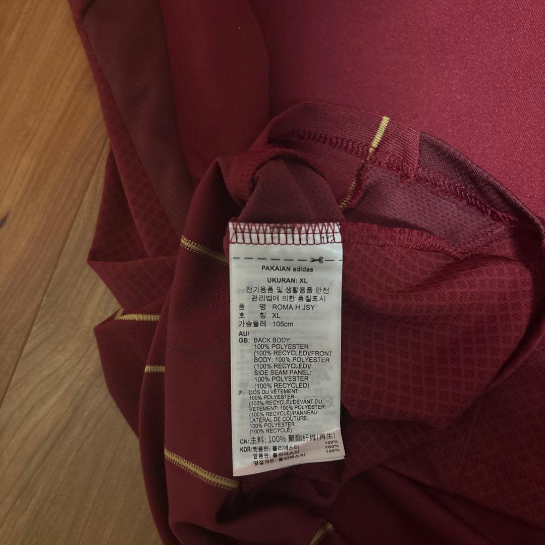 AS Roma サッカーシャツ XL ワインレッド