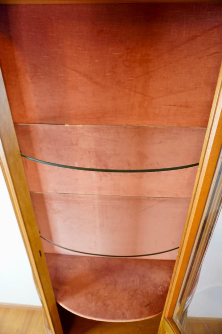 ケ*ー様 イタリア アンティーク 高級輸入家具 ガラスキャビネット