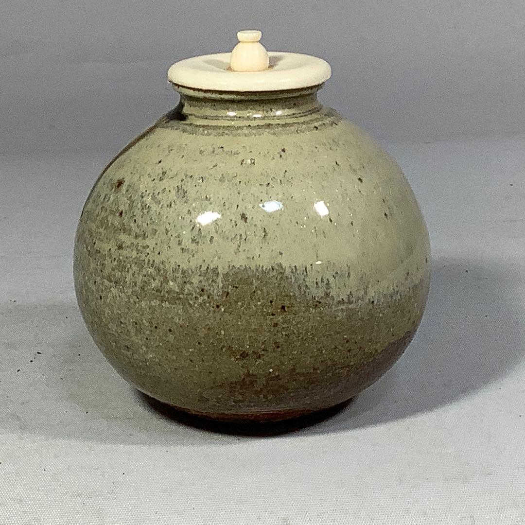 唐津焼　茶入　井上東也　茶道具　送料無料