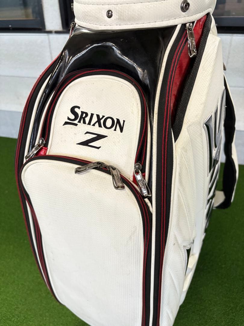 SRIXON Zシリーズ ツアー仕様キャディバッグ　ホワイト　中古品