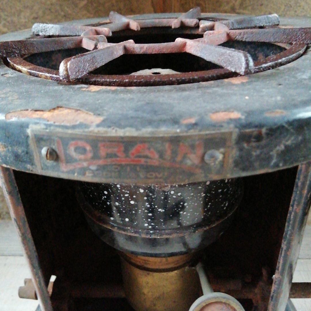 LORAIN　クッキングストーブ　45cm　1920年代　ジャンク品