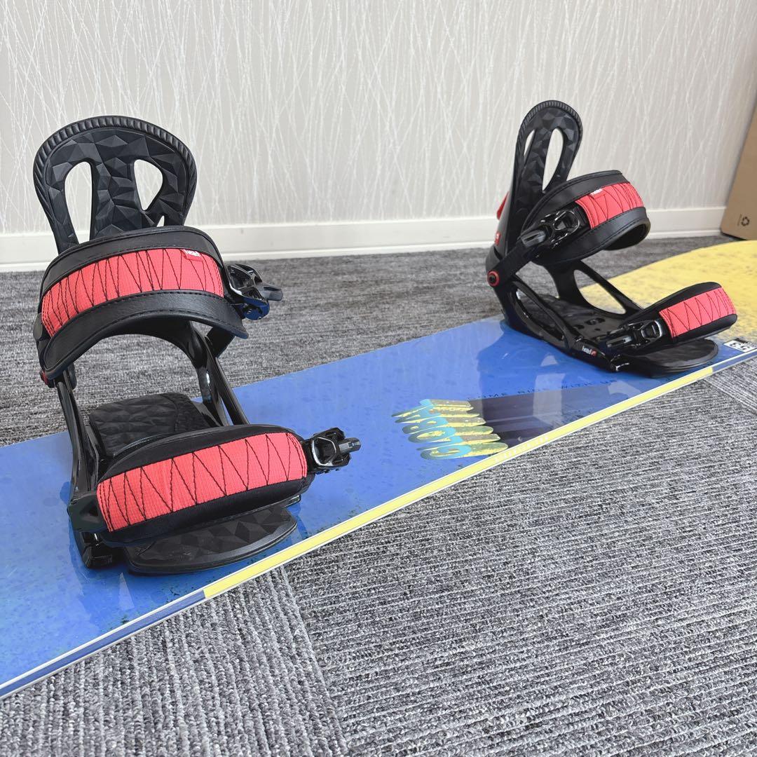 75美品❗️超豪華❗️HEAD メンズスノーボードセット★スノボ155cm+ビン付