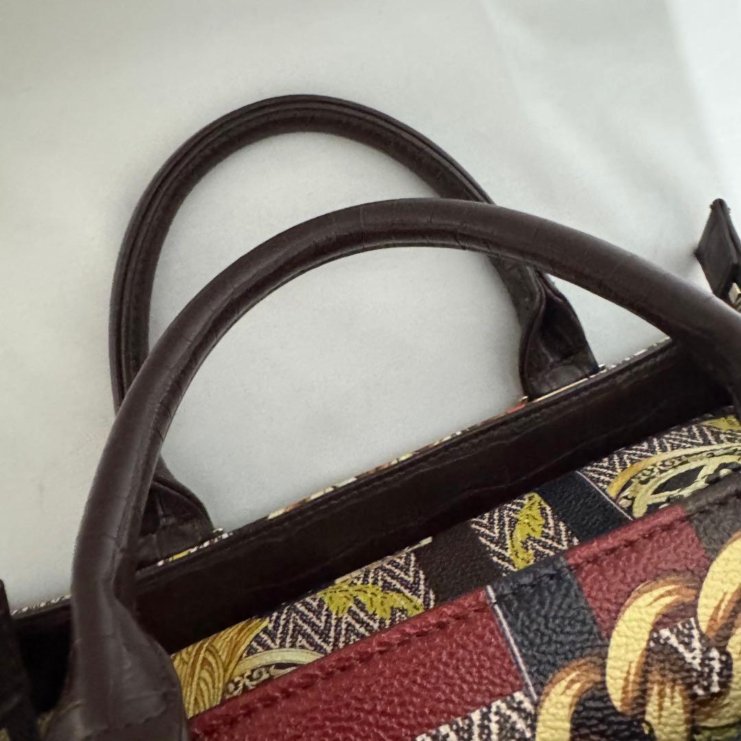 未使用に近い✨マーク&ロナ オリジナルベルトチェック カートバッグ