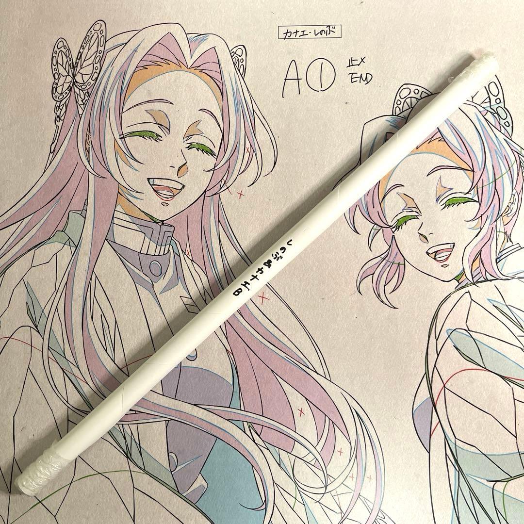 鬼滅の刃 お楽しみくじ Wチャンス 原画 ポスター 胡蝶しのぶ&カナエB 未使用